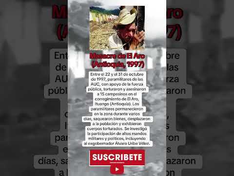 Masacre de El Aro Antioquia, 1997