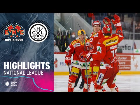 Biel vs. Lugano 4:1 – Highlights National League