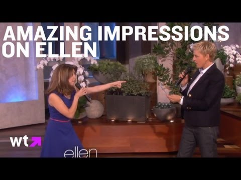 Christina Bianco Diva Impressions On Ellen Show | What's Trending Now