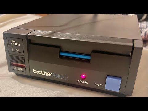 How To Use The FB-100 Disc Drive With Brother Electronic Knitting Machines: KH-930/940/950i & 965i