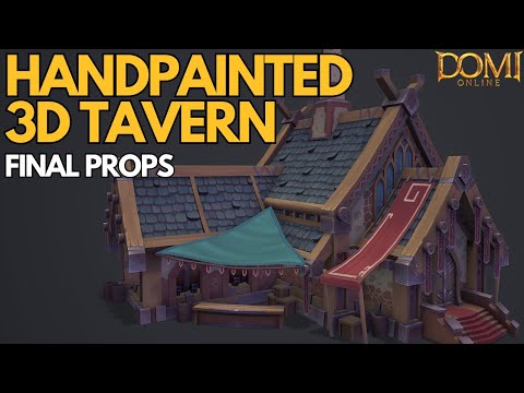 Handpainted 3D Building - Final Props