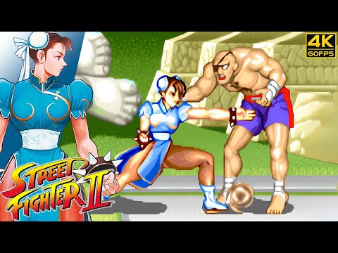 Street Fighter II - Chun Li (Arcade / 1991) 4K 60FPS