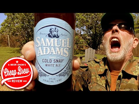 Sam Adams Cold Snap White Ale Beer Review by A Beer Snob's Cheap Brew Review