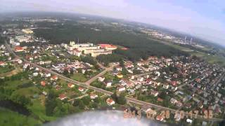 preview picture of video 'Loty RC - Małkinia Górna z lotu ptaka'