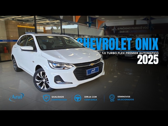 Vídeo CHEVROLET ONIX 1.0 TURBO FLEX PREMIER AUTOMÁTICO