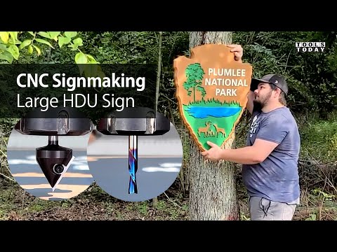How to: CNC Signmaking National Park Sign | ToolsToday