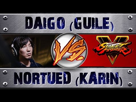 Street Fighter V | 5 DAIGO (GUILE) VS NORTUED (KARIN) (X2) PRO RANKED MATCH - HD