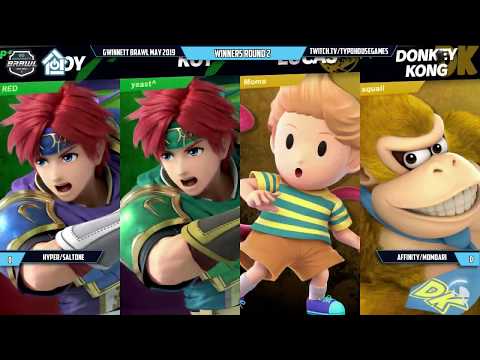 Gwinnett Brawl May 2019 - Hyper/SaltOne VS Affintiy/Momo Ari - Doubles W. Round 2