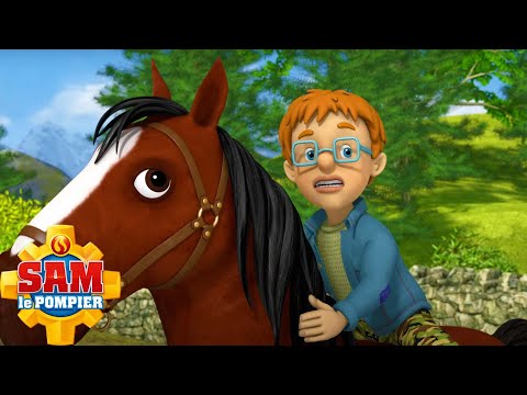 Coincé dans la boue! | Sam le pompier | Dessin animé de sécurité pour les enfants
