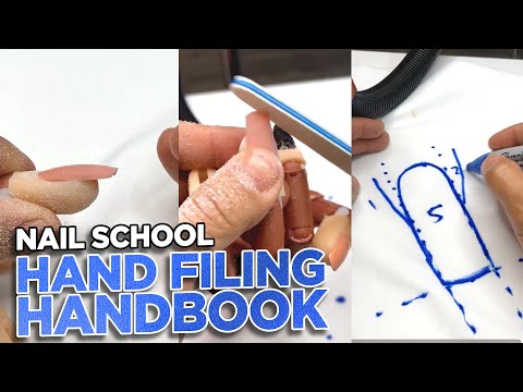 YN NAIL SCHOOL - The Hand Filing Handbook