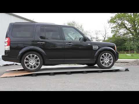 Land Rover Testing Ryno Paving Pedestals