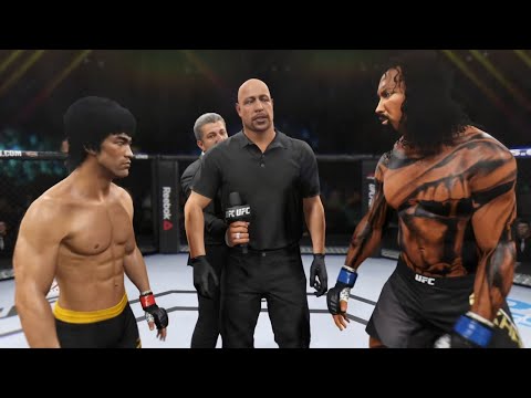 Bruce Lee vs. Genghis Khan - EA Sports UFC 2 - Rematch - Crazy UFC 👊🤪