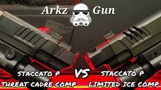 Threat Cadre Comp vs Dawson Precision limited Ice Comp | Staccato P & C2 Compensator options 🔥 vs 🧊