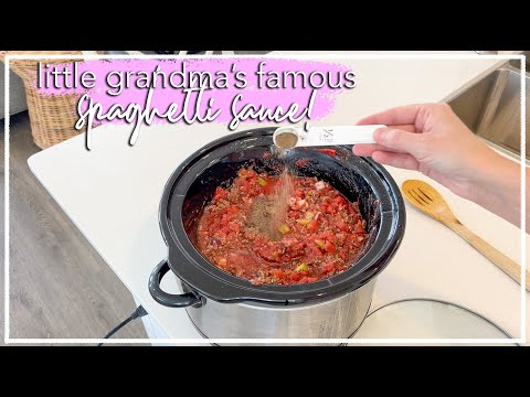 Little Grandma’s Famous Spaghetti Sauce