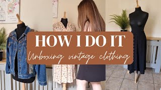 How I Make Money Selling Vintage Clothing Online : The Process