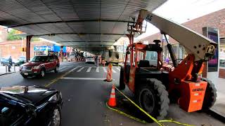 ⁴ᴷ⁶⁰ Cycling Roosevelt Avenue, NYC from Queens Boulevard - Sunnyside to Main Street - Flushing
