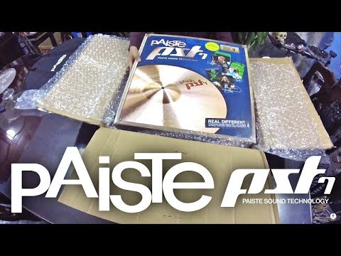 Unboxing PAISTE PST7 Heavy/Rock Set