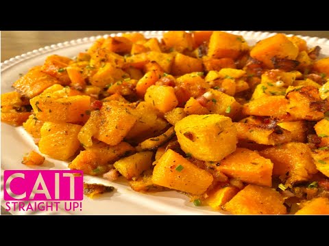 Best Roasted Butternut Squash Recipe | Cait Straight Up