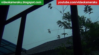 Rain Sound 1 Hour With Thunder Lightning - Live Recording February 19 2017