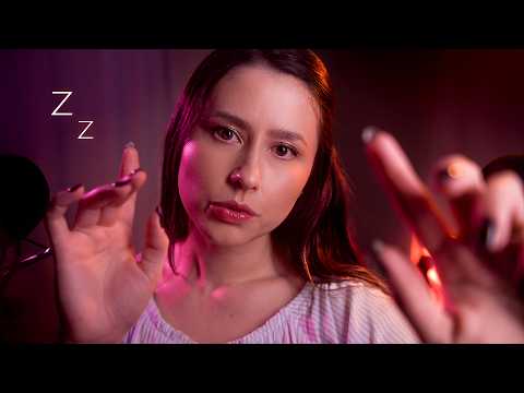 ASMR Hand Movements for Sleep + Mouth Sounds and 💤🌧 Jellyfish, Spiral, Plucking,...