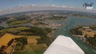 preview picture of video 'VU DU CIEL : Vol au-dessus du Golfe Du Morbihan (Bretagne)'