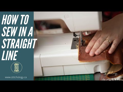 How To Sew In a Straight Line