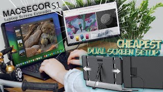 MACSECOR S1 - 14.1″ Dual-Screen Monitor - Cheapest Option!