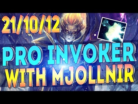 Miracle просто БОГ на ИНВОКЕРЕ! | DOTA 2 Invoker WITH MJJOLNIR - 8900 MMR