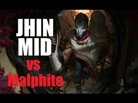 Jhin vs Malphite - Mid Lane Jhin