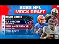2023 NFL Mock Draft: Bryce Young to the PANTHERS, Anthony Richardson to the SEAHAWKS | CBS Sports
