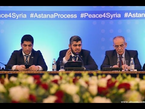 برنامج نلفزيوني حول محادثات أستانا ومشاركة محمد علوش