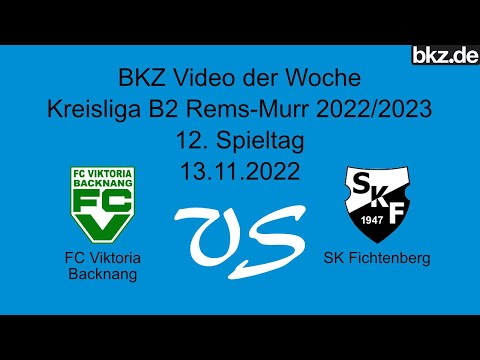 Fußball-Kreisliga B2: FC Viktoria Backnang - SK Fichtenberg