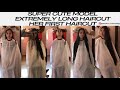 COLLAGE GIRL EXTREMELY LONG FIRST HAIRCUT OF LIFE Long To Short Haircut Indian Girl ️ ‍ ️