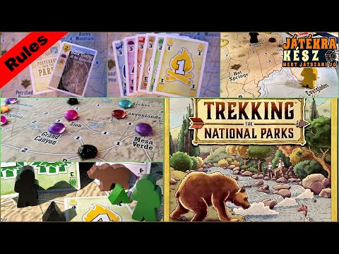 Trekking the National Parks - Szabálymagyarázat - Játékra kész / Play Right Away
