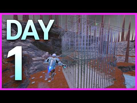 DOMINATING THE MOST CONTESTED SERVER DAY 1 SOLO | Solo INX Ark PVP