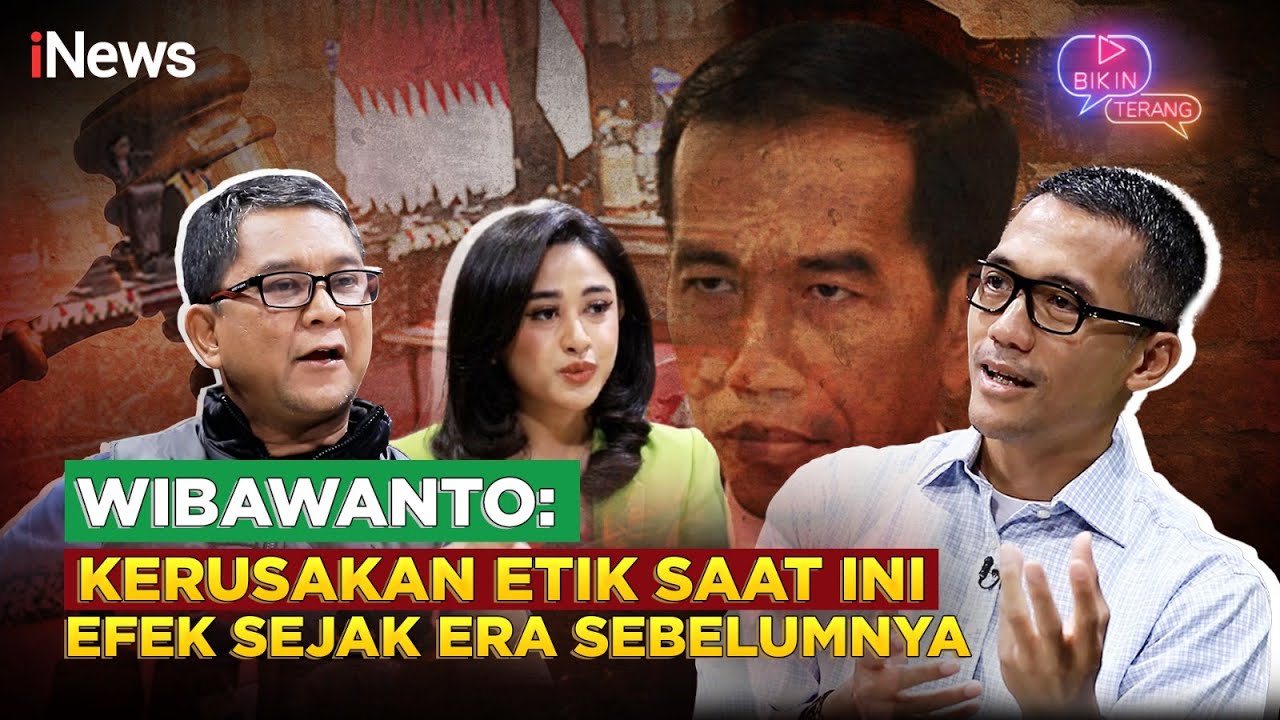 Wibawanto Sebut Kerusakan Etik Saat Ini Efek Akumulatif dari Era Pemerintahan Sebelumnya