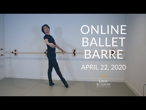 Online Ballet Barre with Mr. Du on April 22, 2020 - Kirov Academy