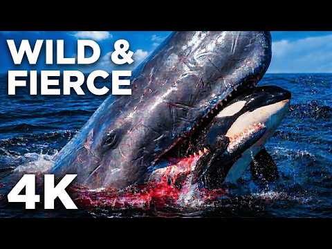 DOCUMENTARY  Sperm Whale: The Only Animal That Orcas Always Avoid