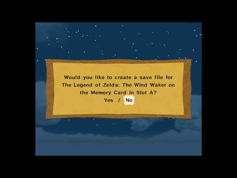 The Legend of Zelda: The Wind Waker OST - File Select Extended (In-game ocean ambience) (Time-lapse)