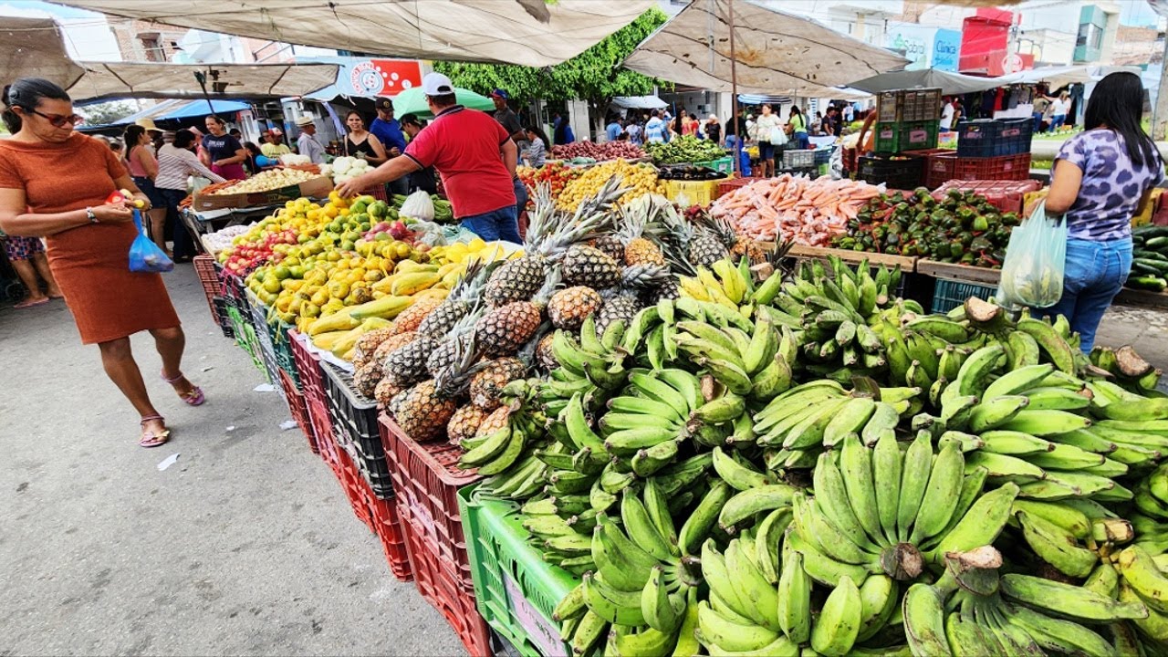 AS FEIRAS DO NORDESTE TEM CUSTO DE VIDA BAIXO E MUITA FARTURA!