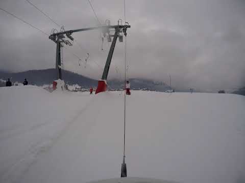 Risalita integrale skilift Leitner "Campetto 2" Sappada (Ud); 6/1/2018