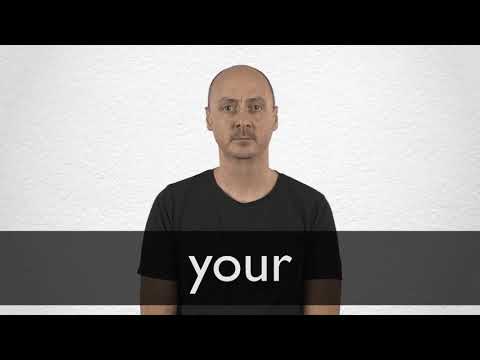 How to pronounce YOUR in British English