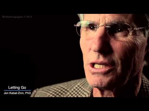 Jon Kabat-Zinn Mindfulness 9 attitudes - letting go.