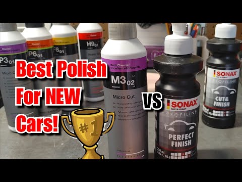 Best Polish For New Cars- Koch Chemie M302 VS Sonax Perfect Finish! Which Performs Best?