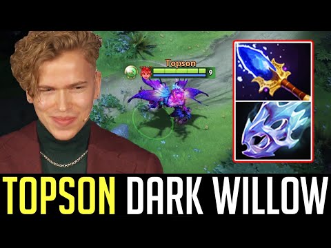 Topson New CANCER Mid Hero? - DARK WILLOW CARRY DOTA 2