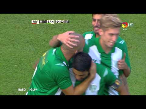 Gol de Silva. River 0 - Banfield 1 | Primera División 2016 - Fecha 08