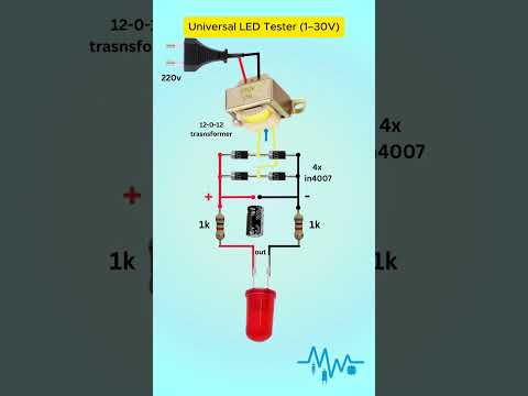 ⚡ Auto LED Tester Power Supply | 1V to 30V Output #led #tester #automatic