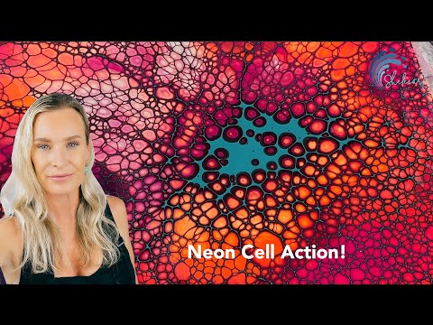 371. Sheleeart Fluid Artist - Gimmee some neon colour and crazy cells!