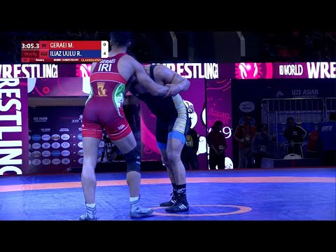 Round 4 GR - 77 kg: M. GERAEI (IRI) v. R. ILIAZ UULU (KGZ)