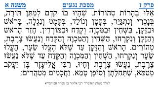 מסכת נגעים פרק ז משנה א